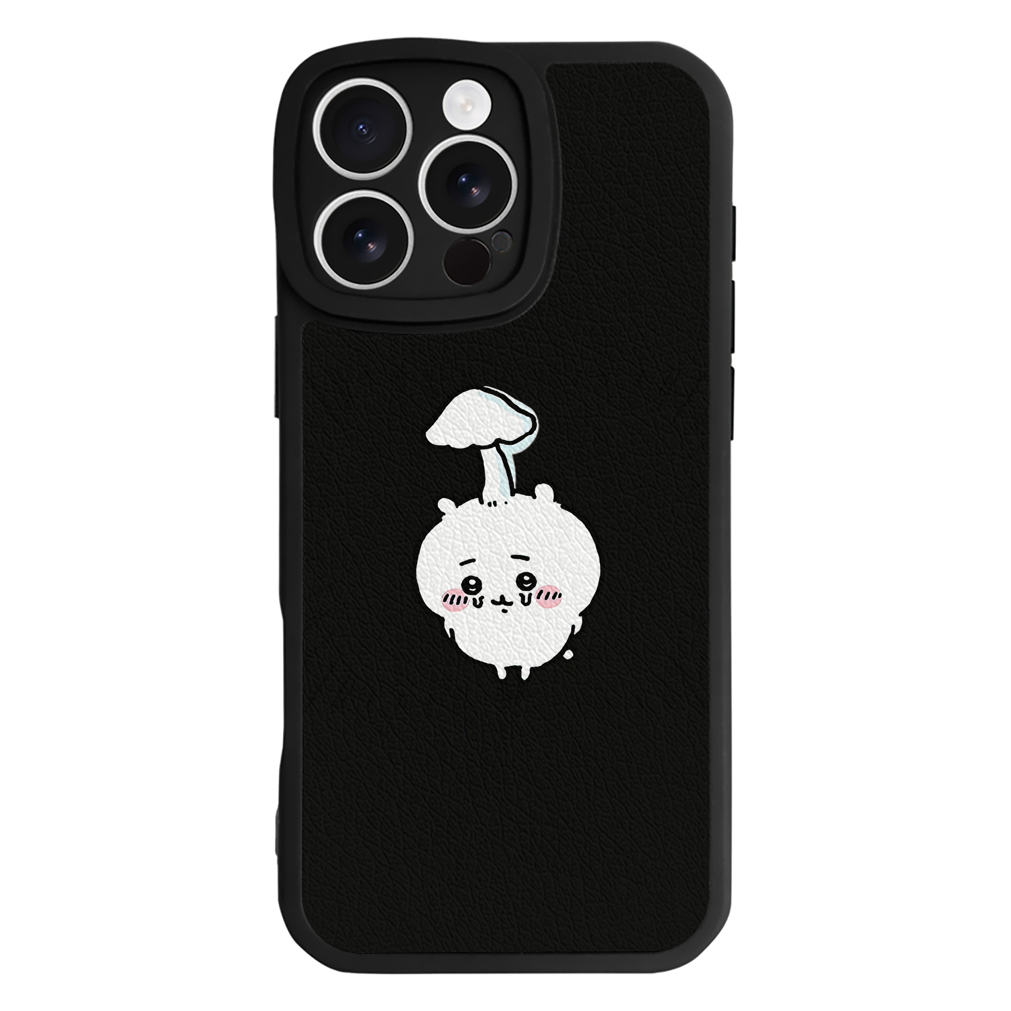 （画像用） ちいかわ ちいかわ Chii-kawa chiikawa 【iPhone 16シリーズ対応】シリコンスマホケース（レザー調） 材質：シリコン